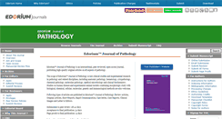 Desktop Screenshot of edoriumjournalofpathology.com