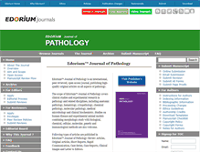 Tablet Screenshot of edoriumjournalofpathology.com
